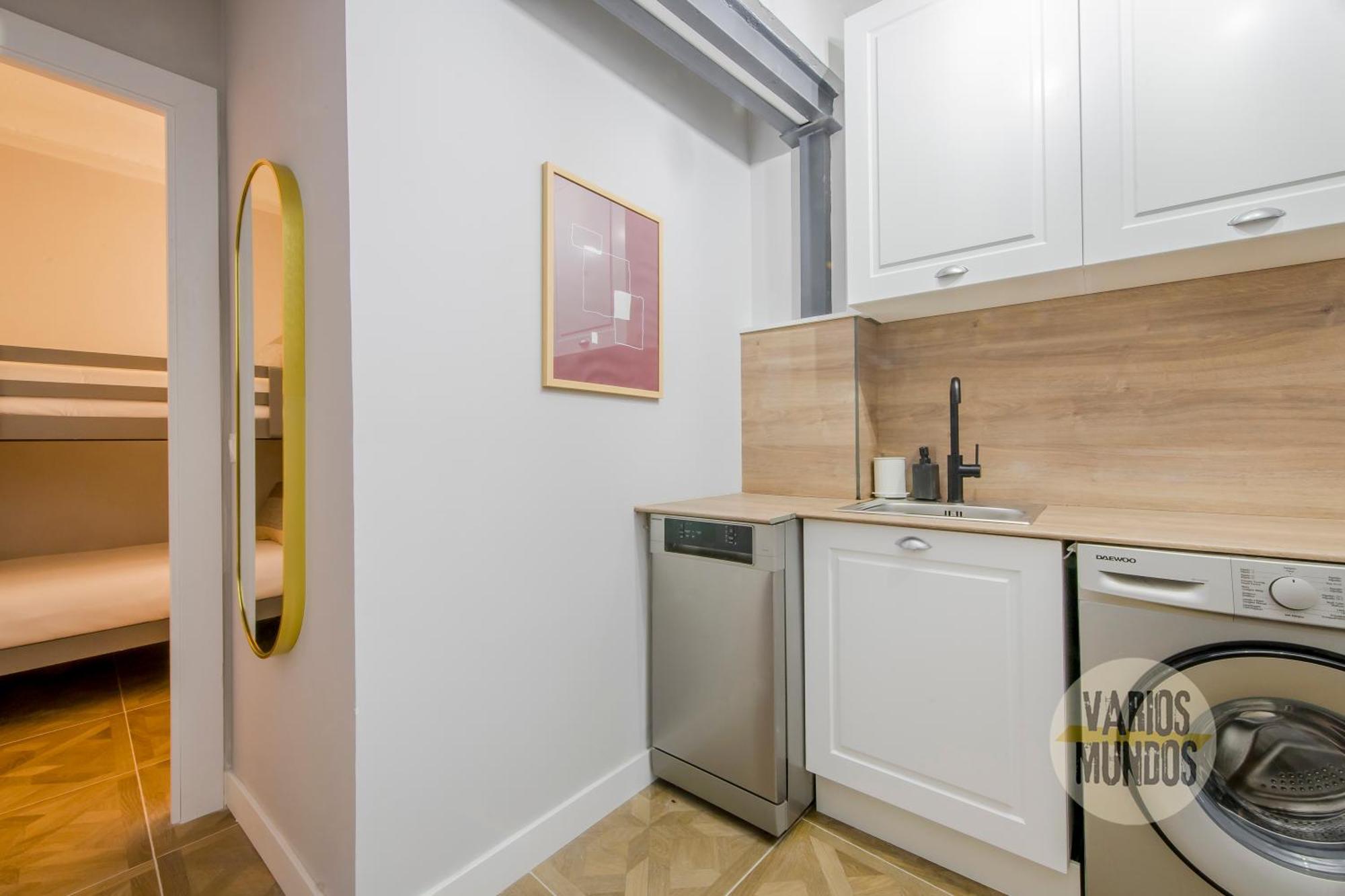Confortable Apt Para 9Pax En El Centro De Madrid E3 Exterior foto